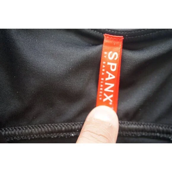 Spanx Black Faux Leather Leggings - Size S - Picture 4 of 9